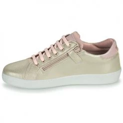 Chaussures Fille Baskets basses Bisgaard TILDE Doré -Baskets mode Soldes 18771885 500 D