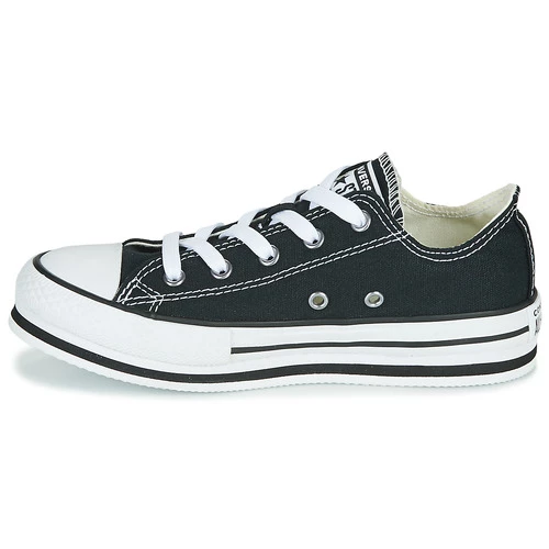 Chaussures Fille Baskets basses Converse CHUCK TAYLOR ALL STAR EVA LIFT EVERYDAY EASE OX Noir 4 Chaussures Fille Baskets basses Converse CHUCK TAYLOR ALL STAR EVA LIFT EVERYDAY EASE OX Noir – Image 4