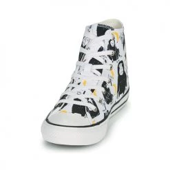 Chaussures Enfant Baskets montantes Converse CHUCK TAYLOR ALL STAR JUNGLE FUN HI Blanc / Multicolore -Baskets mode Soldes 18799799 500 C