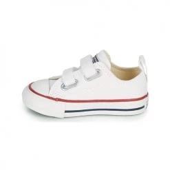 Chaussures Enfant Baskets basses Converse CHUCK TAYLOR ALL STAR 2V FOUNDATION OX Blanc -Baskets mode Soldes 18799803 500 D