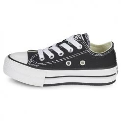 Chaussures Fille Baskets basses Converse CHUCK TAYLOR ALL STAR EVA LIFT FOUNDATION OX Noir -Baskets mode Soldes 18799847 500 D