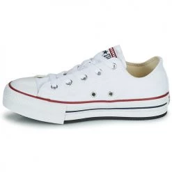 Chaussures Fille Baskets basses Converse CHUCK TAYLOR ALL STAR EVA LIFT FOUNDATION OX Blanc -Baskets mode Soldes 18799848 500 D