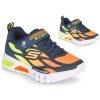 Chaussures Garçon Baskets basses Skechers FLEX-GLOW Marine / Orange