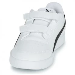 Chaussures Enfant Baskets basses Puma SHUFFLE PS Blanc / Noir -Baskets mode Soldes 18801228 500 C