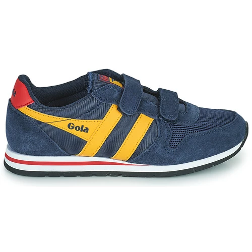 Chaussures Enfant Baskets basses Gola DAYTONA VELCRO Marine / jaune 2 Chaussures Enfant Baskets basses Gola DAYTONA VELCRO Marine / jaune – Image 2