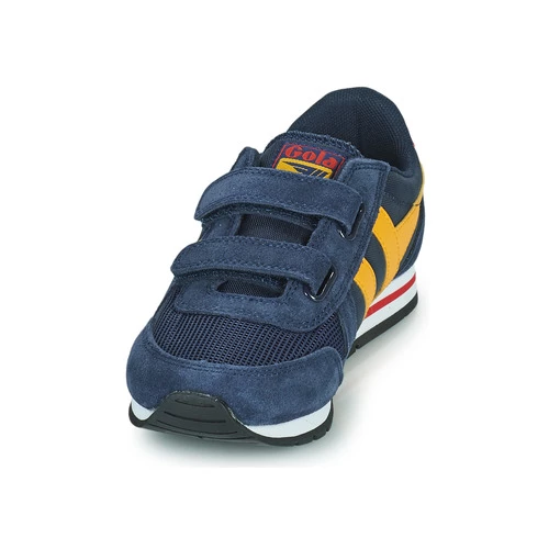 Chaussures Enfant Baskets basses Gola DAYTONA VELCRO Marine / jaune 3 Chaussures Enfant Baskets basses Gola DAYTONA VELCRO Marine / jaune – Image 3
