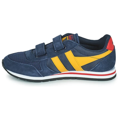 Chaussures Enfant Baskets basses Gola DAYTONA VELCRO Marine / jaune 4 Chaussures Enfant Baskets basses Gola DAYTONA VELCRO Marine / jaune – Image 4