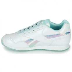 Chaussures Fille Baskets basses Reebok Classic REEBOK ROYAL CLJOG 3.0 Blanc / Bleu -Baskets mode Soldes 18876622 500 D