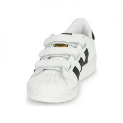 Chaussures Enfant Baskets basses adidas Originals SUPERSTAR CF C Blanc / Noir 6 Chaussures Enfant Baskets basses adidas Originals SUPERSTAR CF C Blanc / Noir -Baskets mode Soldes 18898610 500 C
