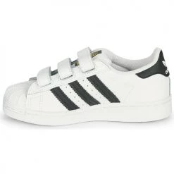 Chaussures Enfant Baskets basses adidas Originals SUPERSTAR CF C Blanc / Noir 7 Chaussures Enfant Baskets basses adidas Originals SUPERSTAR CF C Blanc / Noir -Baskets mode Soldes 18898610 500 D