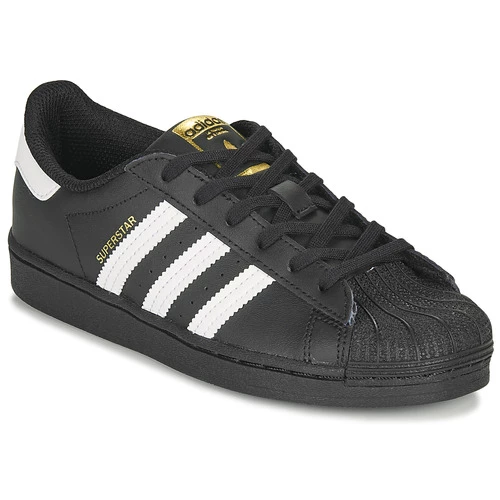Chaussures Enfant Baskets basses adidas Originals SUPERSTAR C Noir / Blanc 1 Chaussures Enfant Baskets basses adidas Originals SUPERSTAR C Noir / Blanc