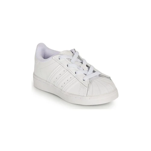 Chaussures Enfant Baskets basses adidas Originals SUPERSTAR EL I Blanc / Iridescent 1 Chaussures Enfant Baskets basses adidas Originals SUPERSTAR EL I Blanc / Iridescent