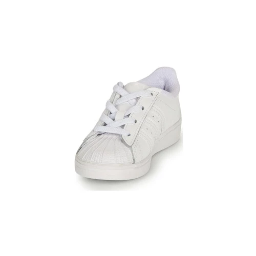 Chaussures Enfant Baskets basses adidas Originals SUPERSTAR EL I Blanc / Iridescent 3 Chaussures Enfant Baskets basses adidas Originals SUPERSTAR EL I Blanc / Iridescent – Image 3