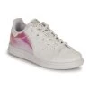 Chaussures Fille Baskets basses adidas Originals STAN SMITH C ECO-RESPONSABLE Blanc / Rose Iridescent