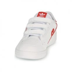 Chaussures Fille Baskets basses adidas Originals CONTINENTAL 80 CF C Blanc / Rouge -Baskets mode Soldes 18898757 500 C
