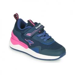 Chaussures Fille Baskets basses Kangaroos KD-GYM EV Bleu / Rose