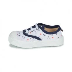 Chaussures Enfant Baskets basses Citrouille et Compagnie MY LOVELY TRAINERS Blanc imprimé -Baskets mode Soldes 18919217 500 D