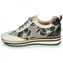 Chaussures Femme Baskets basses JB Martin 4CASSIE Noir -Baskets mode Soldes 18940603 500 D