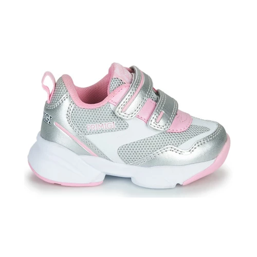 Chaussures Fille Baskets basses Primigi SUZZI Argenté / Rosé 2 Chaussures Fille Baskets basses Primigi SUZZI Argenté / Rosé – Image 2
