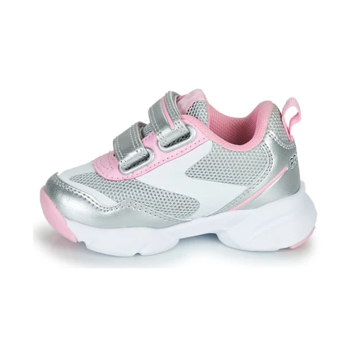 Chaussures Fille Baskets basses Primigi SUZZI Argenté / Rosé 4 Chaussures Fille Baskets basses Primigi SUZZI Argenté / Rosé – Image 4