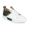 Chaussures Femme Baskets basses JB Martin GELATO Blanc / Noir