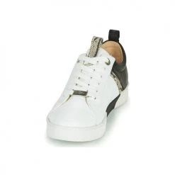 Chaussures Femme Baskets basses JB Martin GELATO Blanc / Noir -Baskets mode Soldes 18987241 500 C