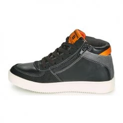 Chaussures Garçon Baskets montantes Redskins LAVAL KID Noir / Anthracite -Baskets mode Soldes 19023335 500 D
