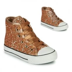 Chaussures Fille Baskets montantes Citrouille et Compagnie OUTIL Bronze