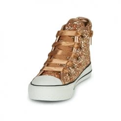 Chaussures Fille Baskets montantes Citrouille et Compagnie OUTIL Bronze -Baskets mode Soldes 19033474 500 C