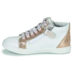 Chaussures Fille Baskets montantes GBB VALA Blanc -Baskets mode Soldes 19041120 500 D