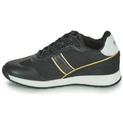 Chaussures Garçon Baskets basses BOSS TRAMMI Noir / Doré -Baskets mode Soldes 19042931 500 D