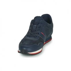 Chaussures Garçon Baskets basses BOSS HOLLA Bleu -Baskets mode Soldes 19042933 500 C