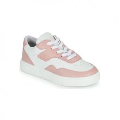 Chaussures Fille Baskets basses BOSS PAOLA Blanc / Rose