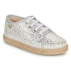 Chaussures Fille Baskets basses Citrouille et Compagnie OKOKI Argent