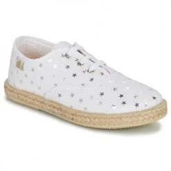 Chaussures Fille Baskets basses Citrouille et Compagnie OUAKA Argent