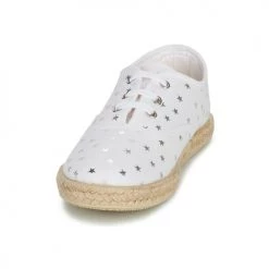 Chaussures Fille Baskets basses Citrouille et Compagnie OUAKA Argent -Baskets mode Soldes 19120153 500 C