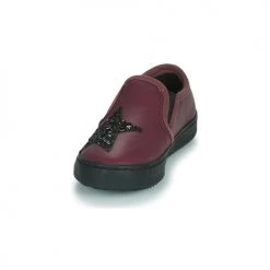 Chaussures Fille Baskets basses Geox J KALISPERA FILLE Violet -Baskets mode Soldes 19199553 500 C