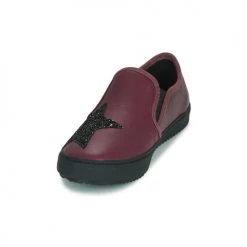 Chaussures Fille Baskets basses Geox J KALISPERA FILLE Violet -Baskets mode Soldes 19199554 500 C
