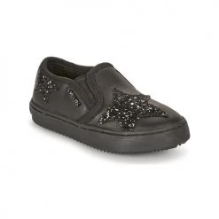 Chaussures Fille Baskets basses Geox J KALISPERA FILLE Noir