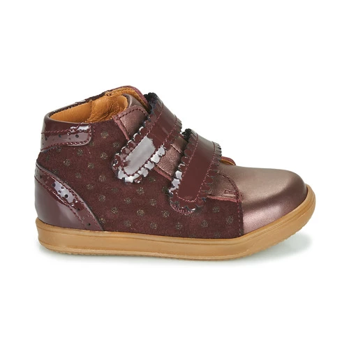 Chaussures Fille Baskets montantes Little Mary CRISTIE Bordeaux 2 Chaussures Fille Baskets montantes Little Mary CRISTIE Bordeaux – Image 2