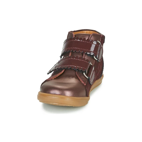Chaussures Fille Baskets montantes Little Mary CRISTIE Bordeaux 3 Chaussures Fille Baskets montantes Little Mary CRISTIE Bordeaux – Image 3