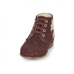 Chaussures Fille Baskets montantes Little Mary MEIGE Bordeaux -Baskets mode Soldes 19267530 500 C