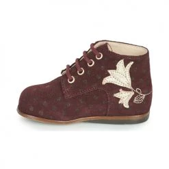 Chaussures Fille Baskets montantes Little Mary MEIGE Bordeaux -Baskets mode Soldes 19267530 500 D