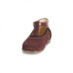 Chaussures Fille Baskets montantes Little Mary BETHANY Bordeaux -Baskets mode Soldes 19268016 500 C
