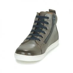 Chaussures Garçon Baskets montantes GBB KANY Gris -Baskets mode Soldes 19310215 500 C