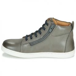 Chaussures Garçon Baskets montantes GBB KANY Gris -Baskets mode Soldes 19310215 500 D