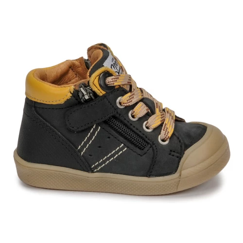 Chaussures Garçon Baskets montantes GBB ANATOLE Noir 2 Chaussures Garçon Baskets montantes GBB ANATOLE Noir – Image 2