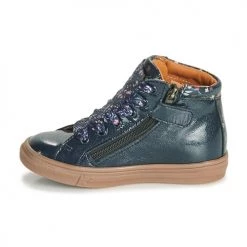 Chaussures Fille Baskets montantes GBB TADEA Bleu -Baskets mode Soldes 19310591 500 D