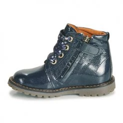 Chaussures Fille Baskets montantes GBB MOIRA Bleu -Baskets mode Soldes 19311607 500 D