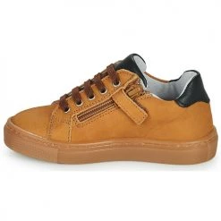 Chaussures Garçon Baskets basses GBB PIETRO Orange -Baskets mode Soldes 19315677 500 D
